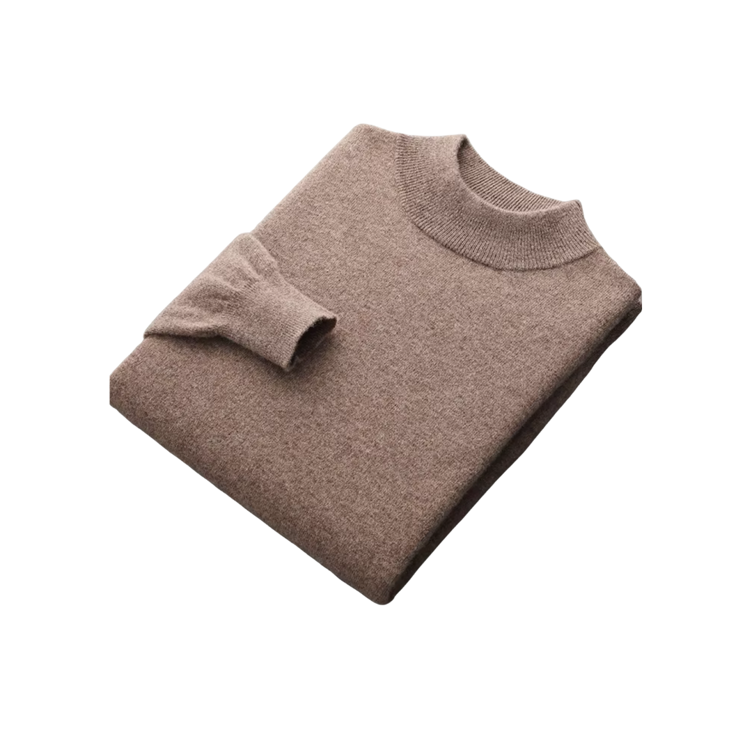 Dame Mockneck Sweater | Elegant Pasform