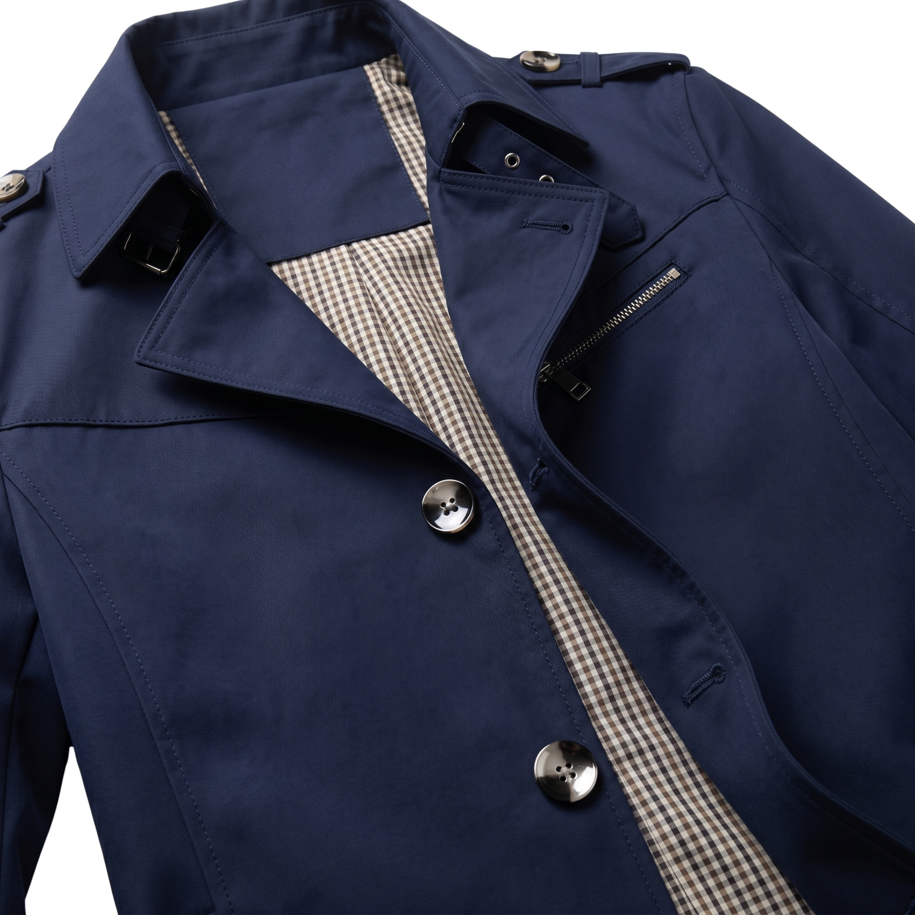 Herre Tidløs Trenchcoat | Klassisk Design