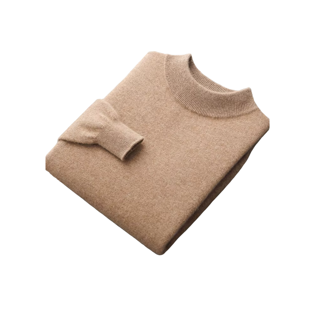 Dame Mockneck Sweater | Elegant Pasform