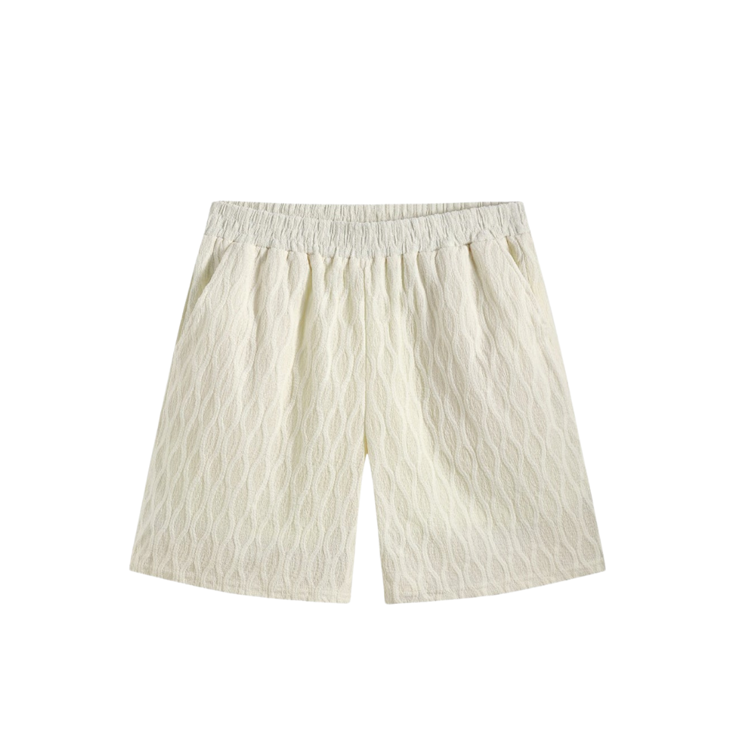 Herre Sommersæt med Skjorte og Shorts | Let Pasform