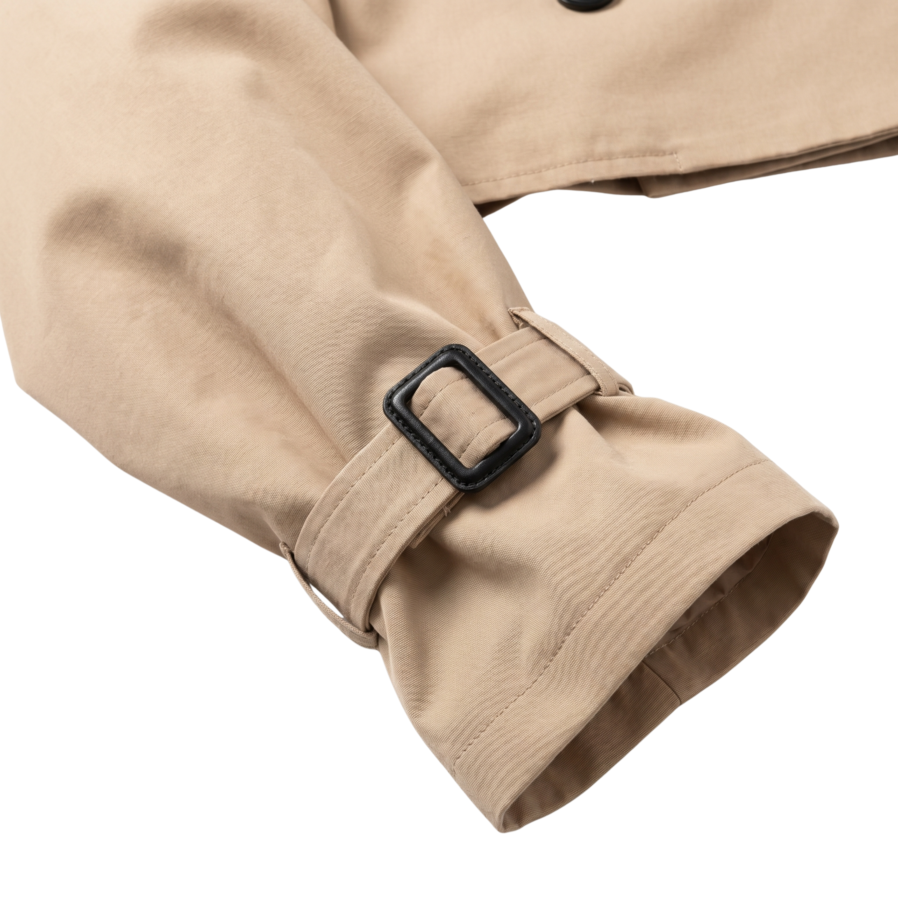 Dame Kort Trenchcoat med Bælte | Elegant Pasform