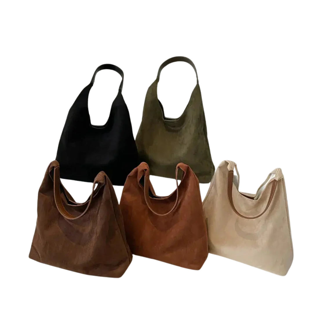 Kvinders Elegant Skuldertaske | Rustbrun