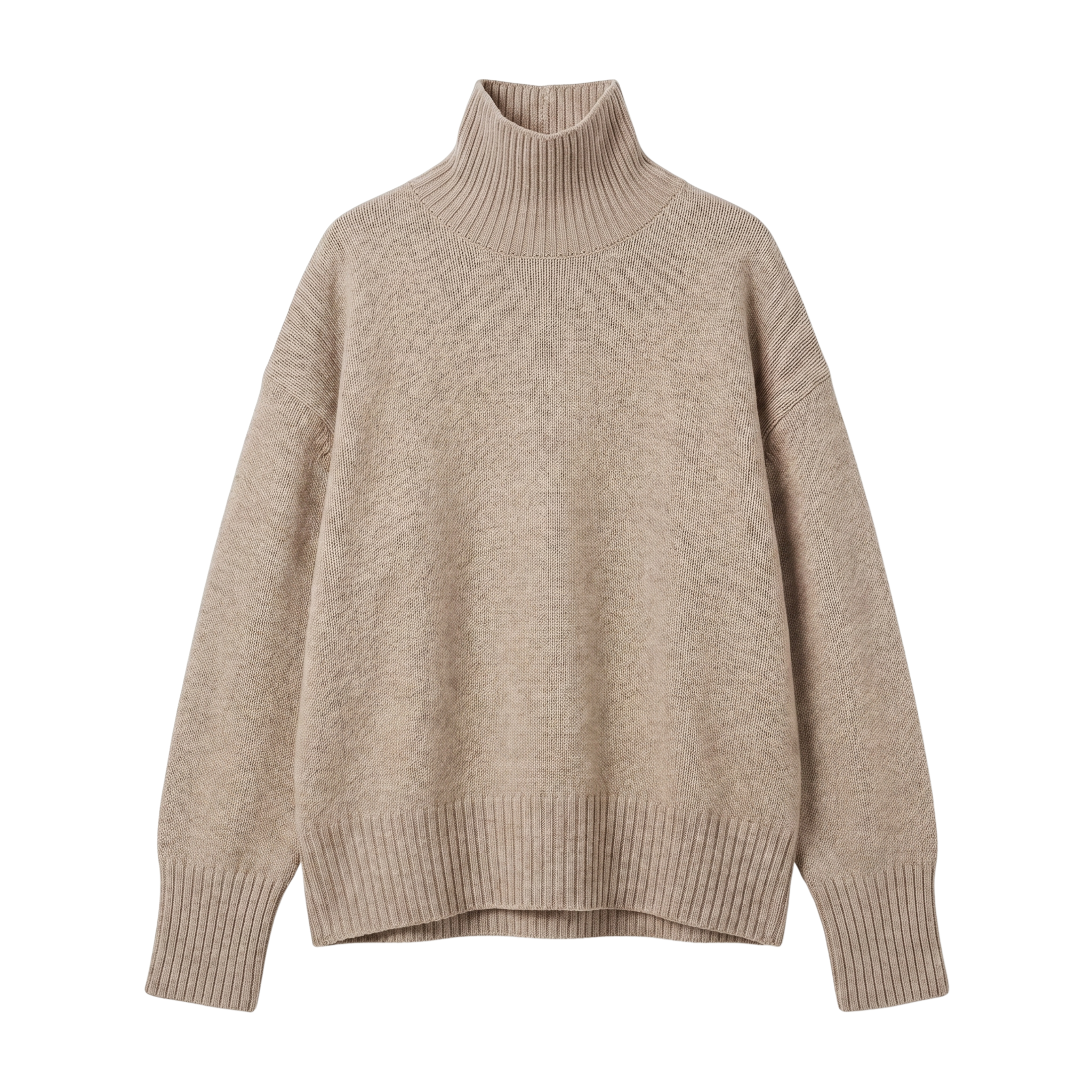 Kvinders Elegant Rullekrave Trøje | Tidløst Design