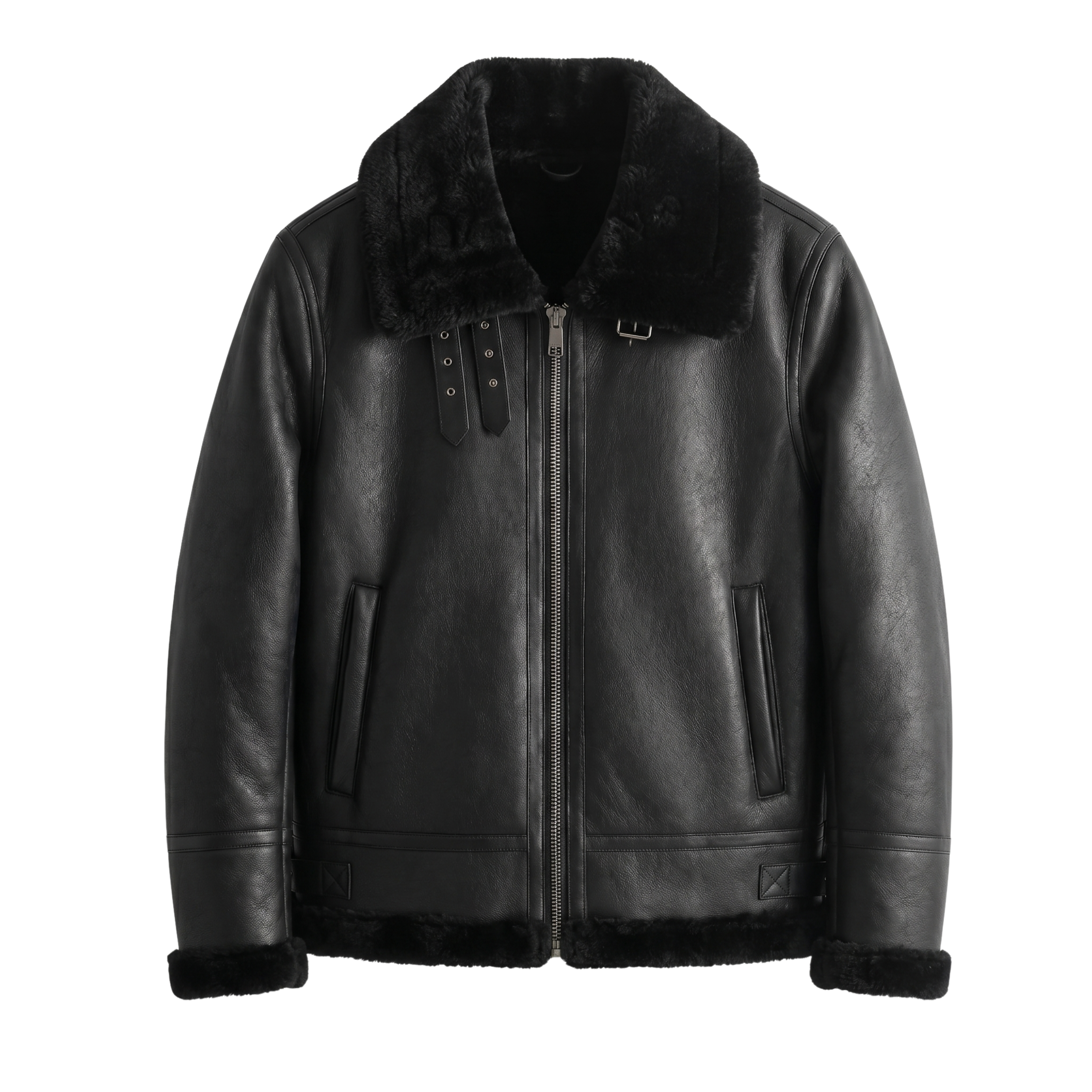 Herre Aviator Jakke med Varm Foring | Klassisk Pasform