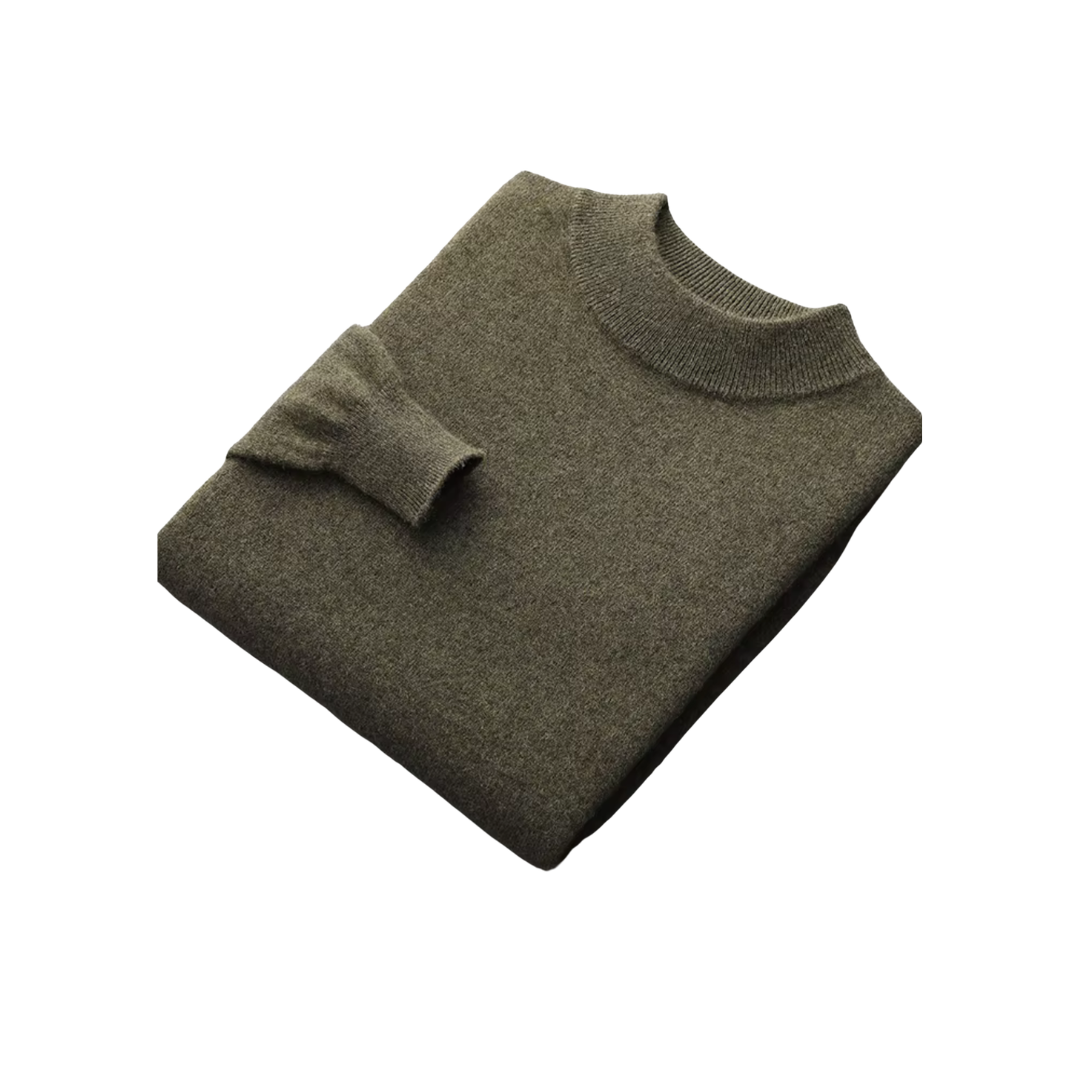 Dame Mockneck Sweater | Elegant Pasform