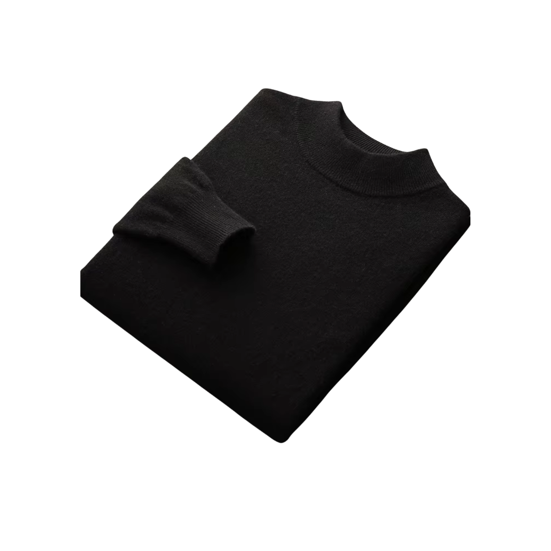 Dame Mockneck Sweater | Elegant Pasform