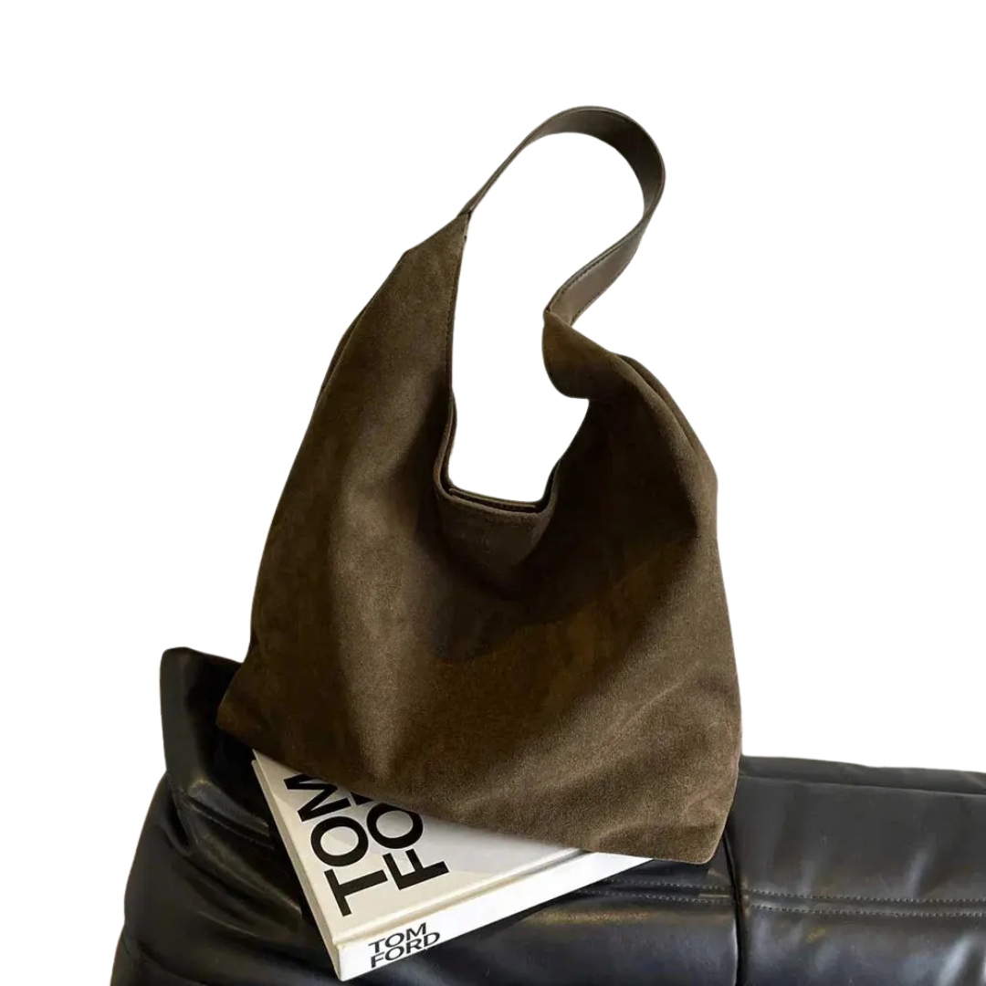 Kvinders Elegant Skuldertaske | Rustbrun