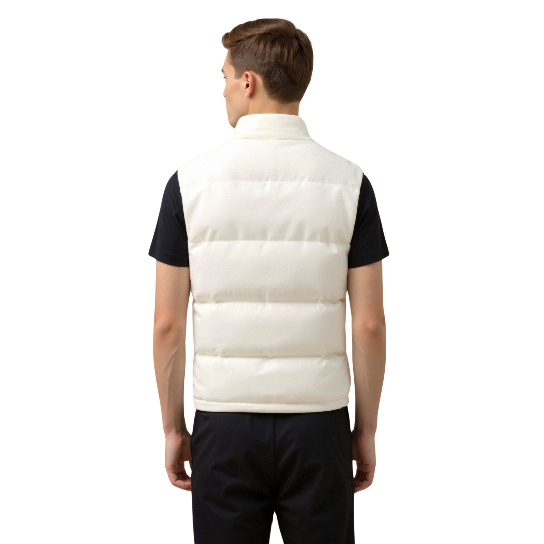 Herre Quiltet Vest uden Ærmer | Let Design