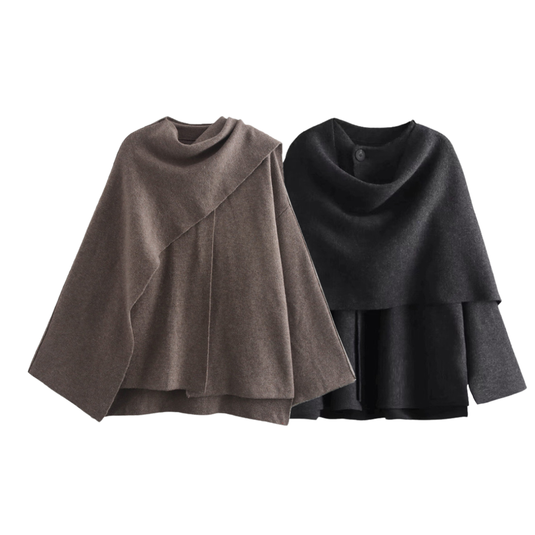 Kvinders Elegant Slå-Om Frakke | Afslappet Pasform