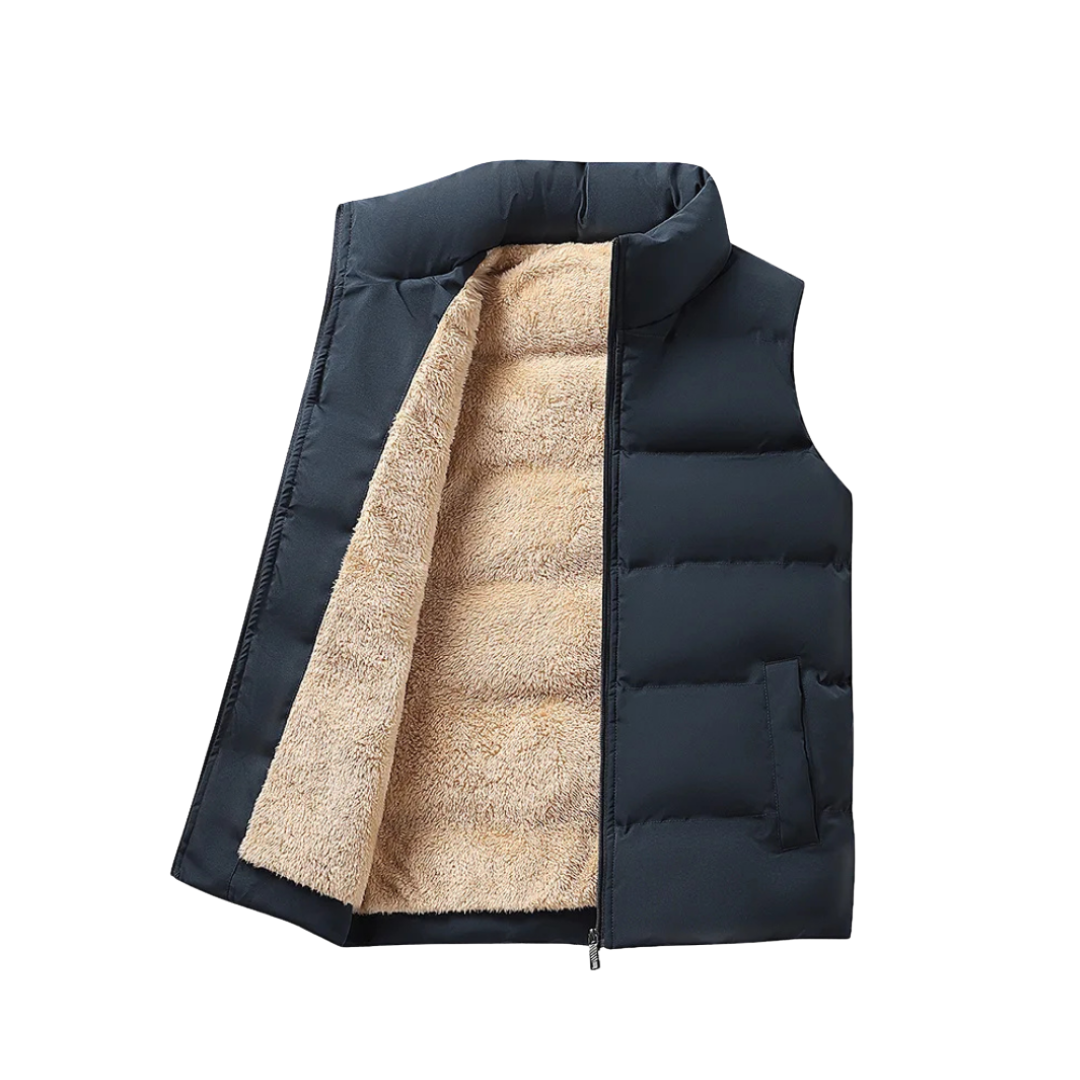 Herre Vest med Varm Foring | Komfortabel Pasform