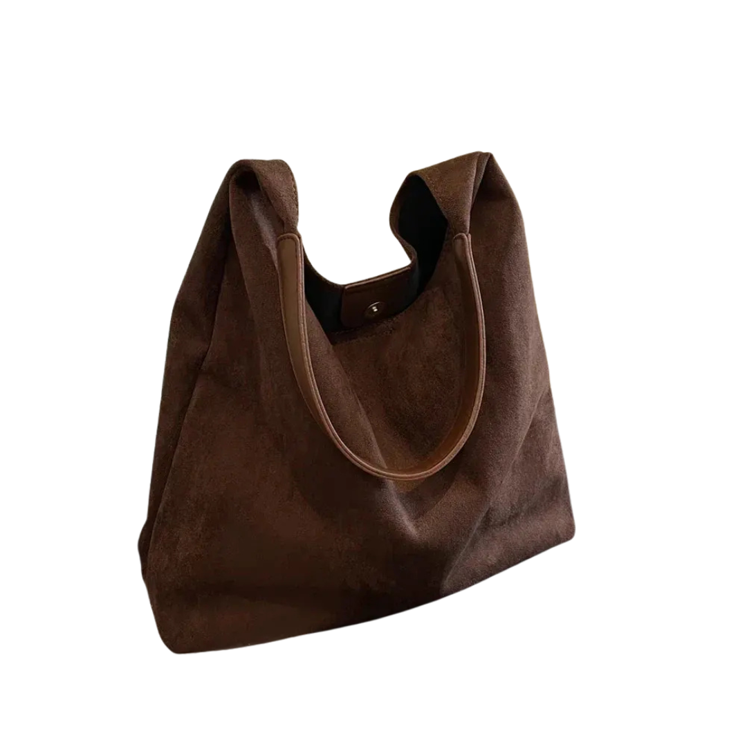 Kvinders Elegant Skuldertaske | Rustbrun