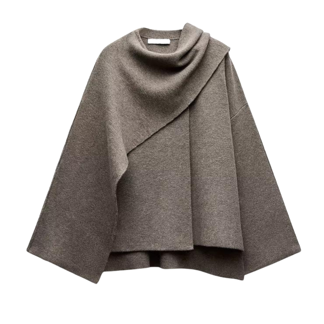 Kvinders Elegant Slå-Om Frakke | Afslappet Pasform