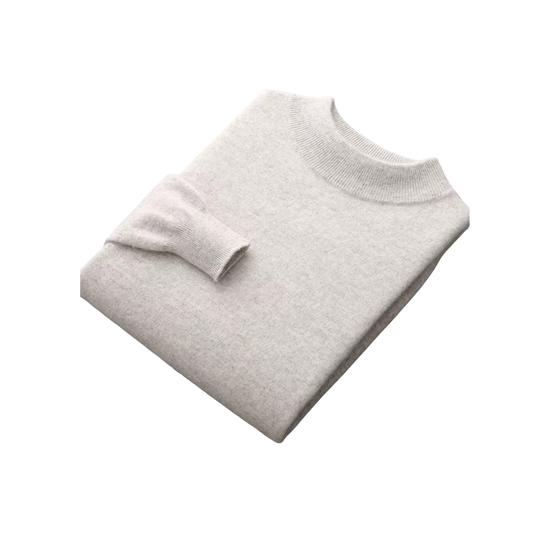 Dame Mockneck Sweater | Elegant Pasform