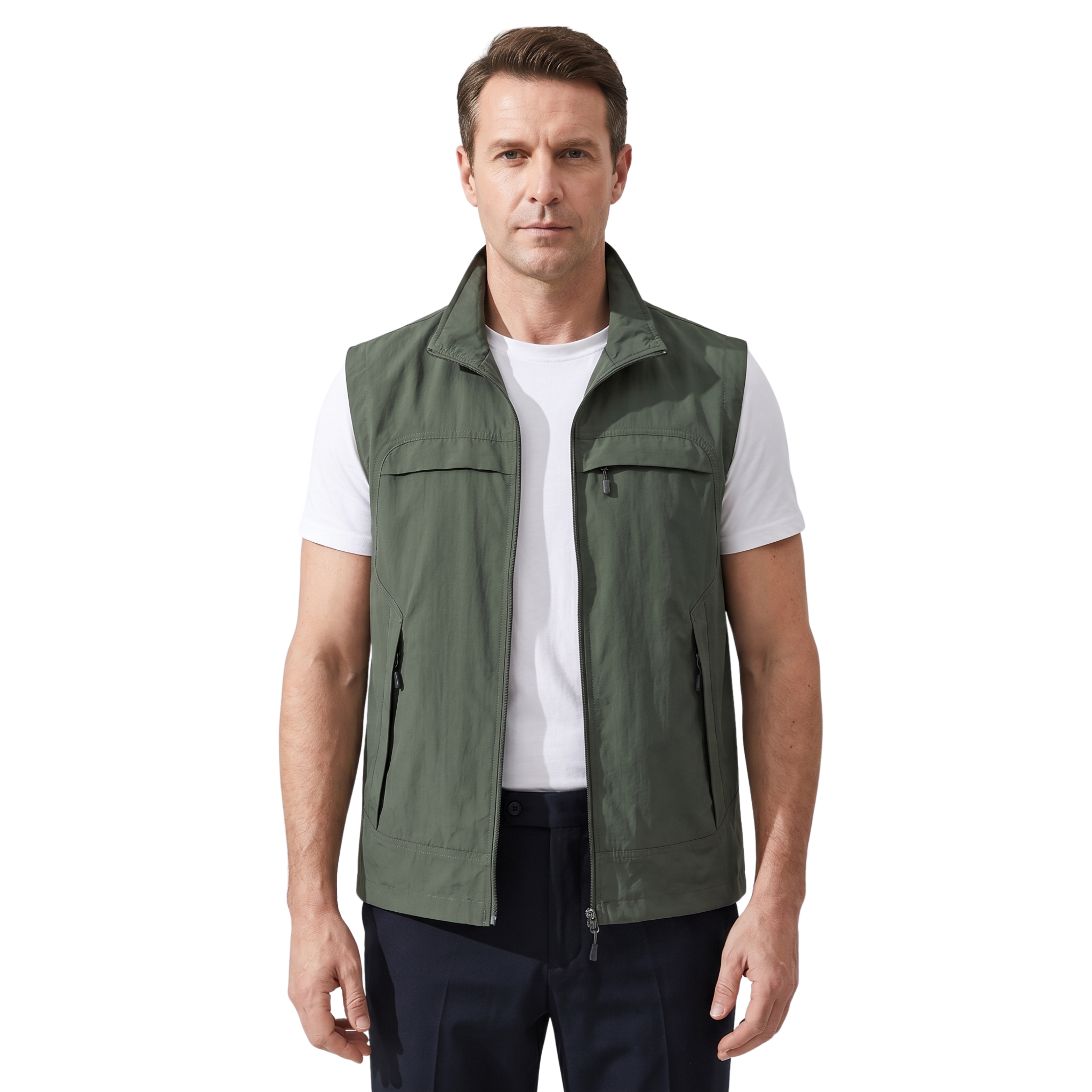 Herre Let Vest | Komfortabel Pasform