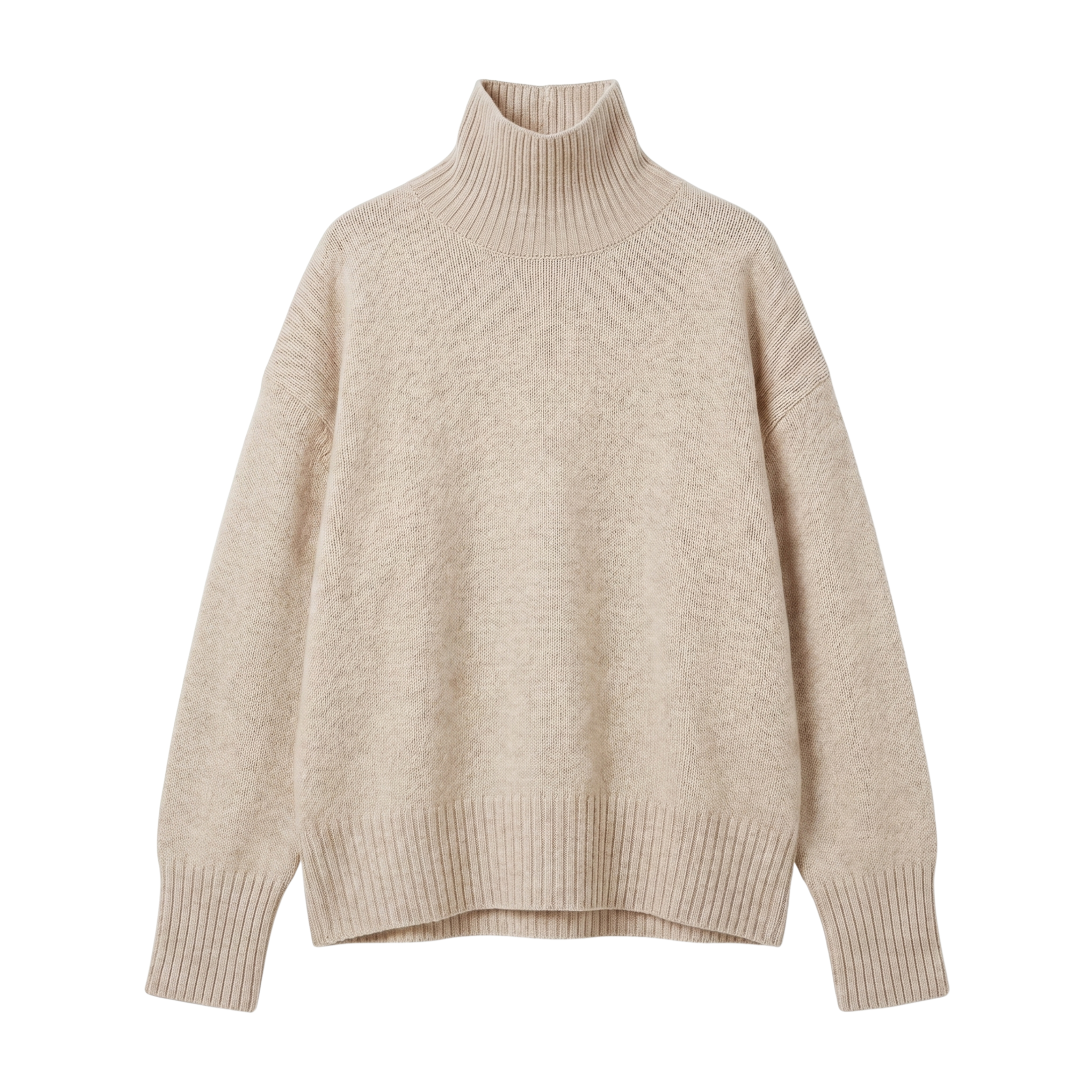 Kvinders Elegant Rullekrave Trøje | Tidløst Design